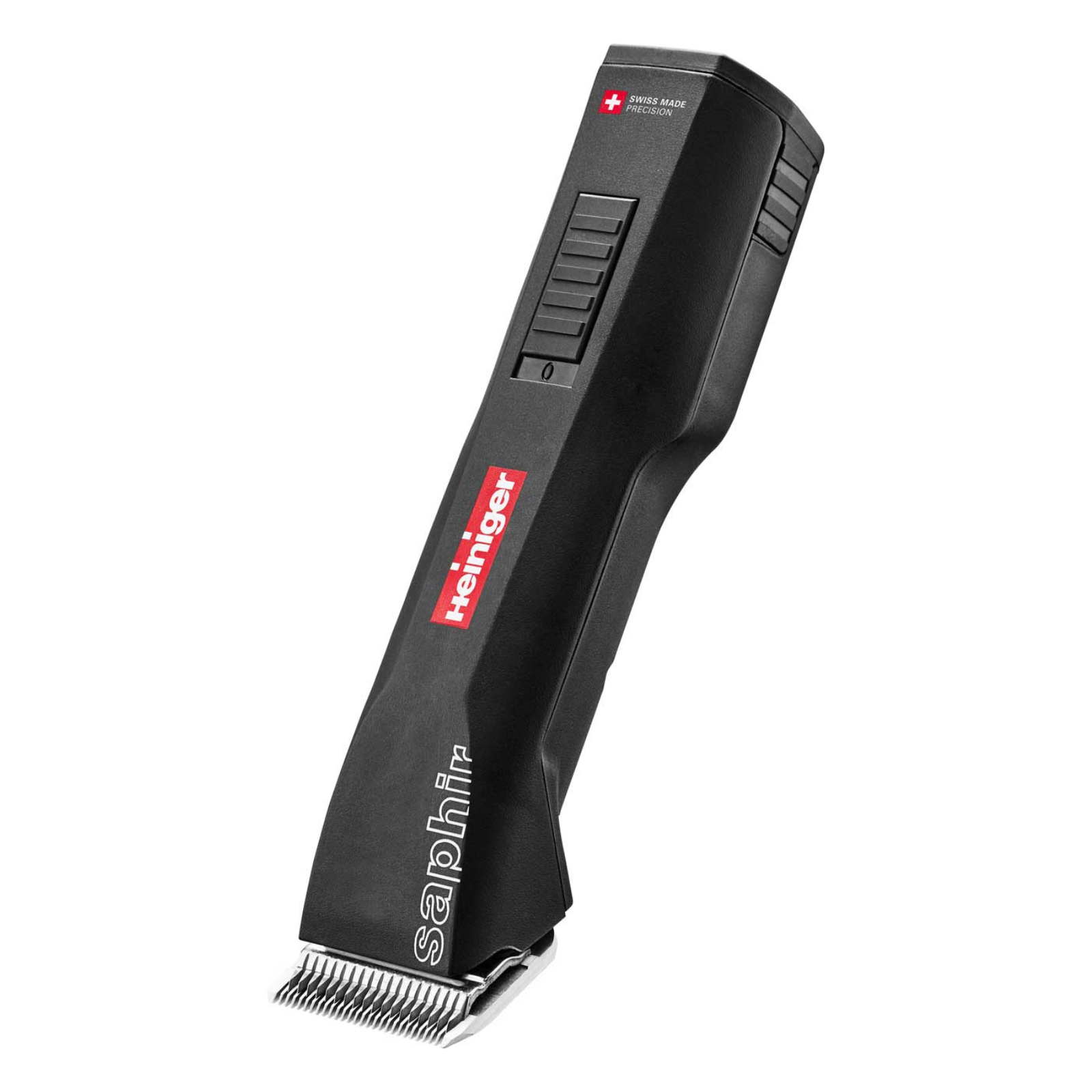 Maszynka Heiniger Saphir Basic Black z ostrzem nr 10 i 1 baterią – zdjęcie 3