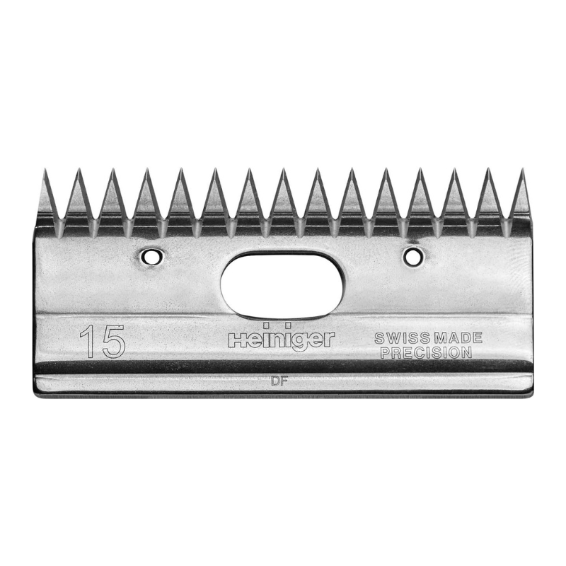 Heiniger 31F/15 – Komplet letnich ostrzy FINE do koni i bydła | 1–2 mm – zdjęcie 3
