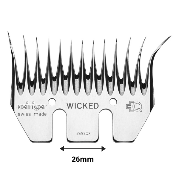 Grzebień do owiec Wicked Heiniger – zdjęcie 2