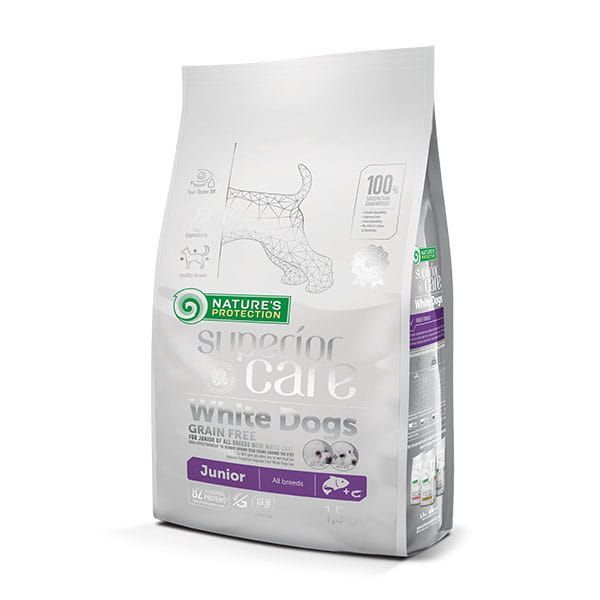 Karma White Dogs Junior all breeds salmon 1,5 kg