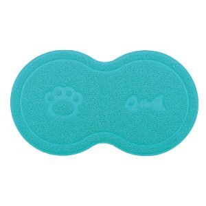 Mata pod miskę dla psa antypoślizgowa rozmiar 42x26 cm
