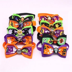 Muchy obróżki Halloween 4 sztuki w zestawie
