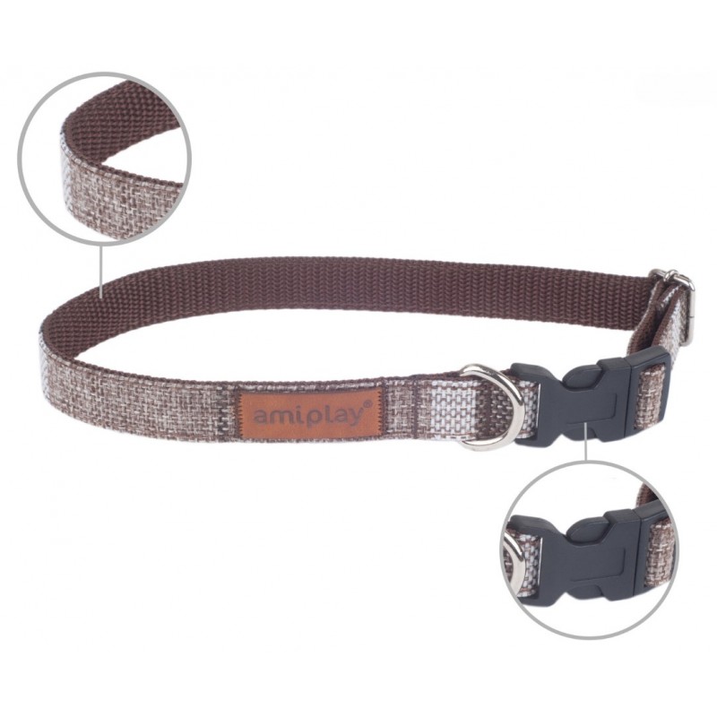 Obroża regulowana London M 25-40 x 1.5cm – zdjęcie 2