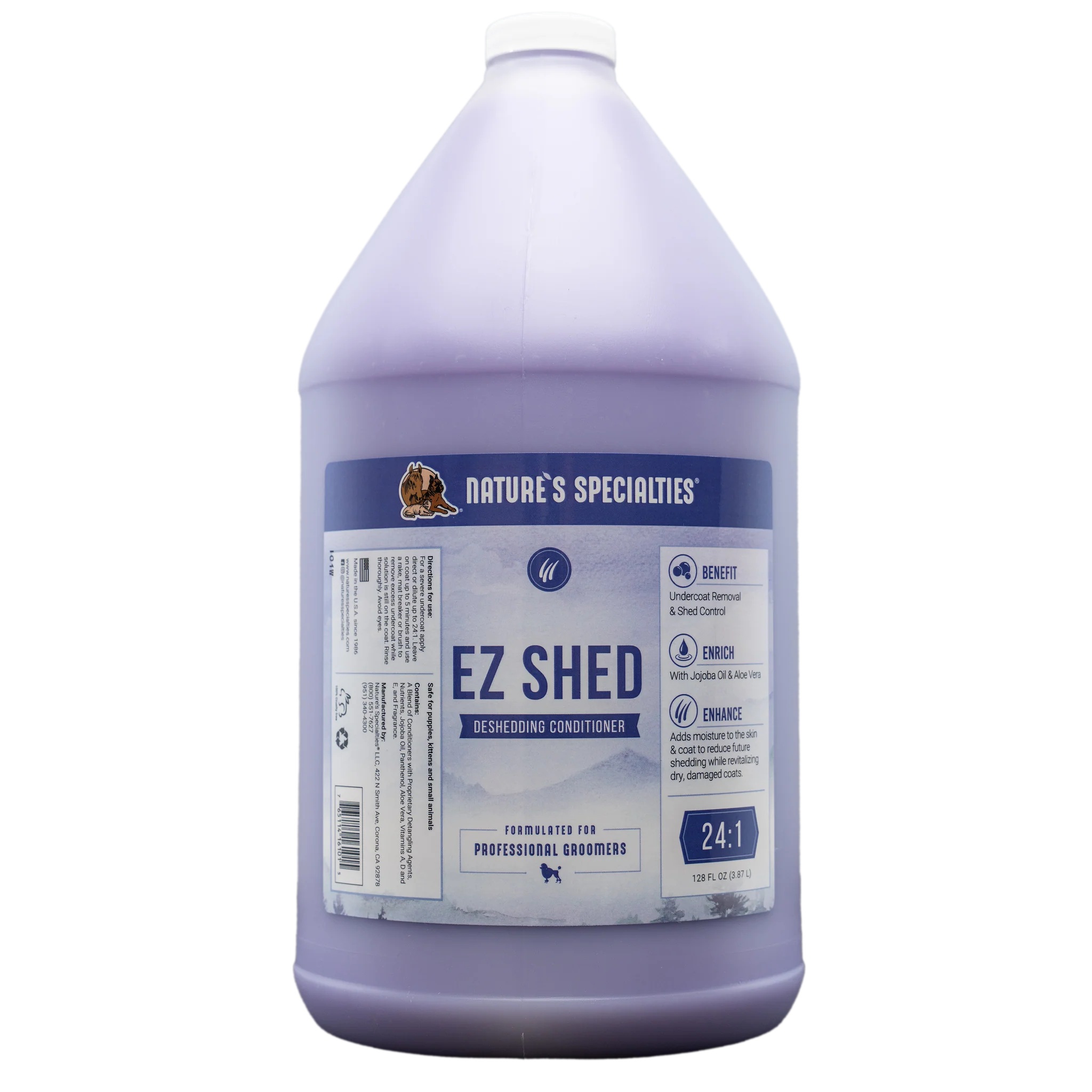 Odżywka usuwająca podszerstek Ez Shed 3,8 L 1:24