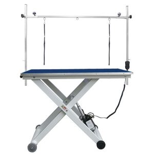 Elektryczny stół groomerski Brofa 120x65 niebieski