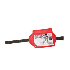 Opaska na ramię na numer wystawa psów Show Tech Armband number holder red