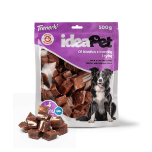 IdeaPet Kostka z kaczką i rybą 500g
