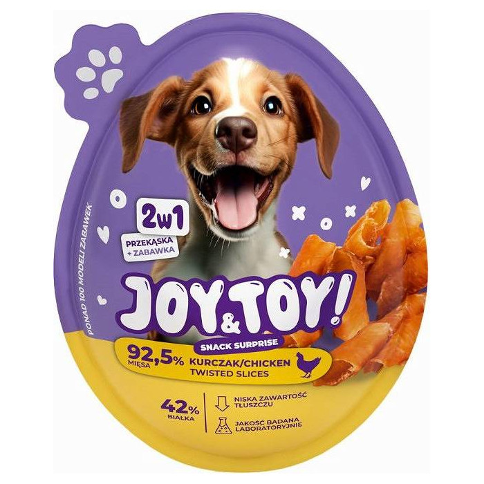 Niespodzianka Joy&Toy dla psa przekąska o smaku kurczaka