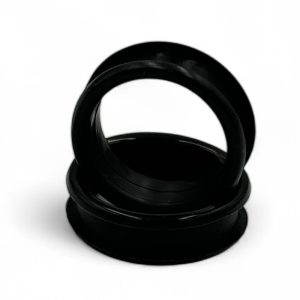 Ringi silikonowe Jargem czarny 18 mm
