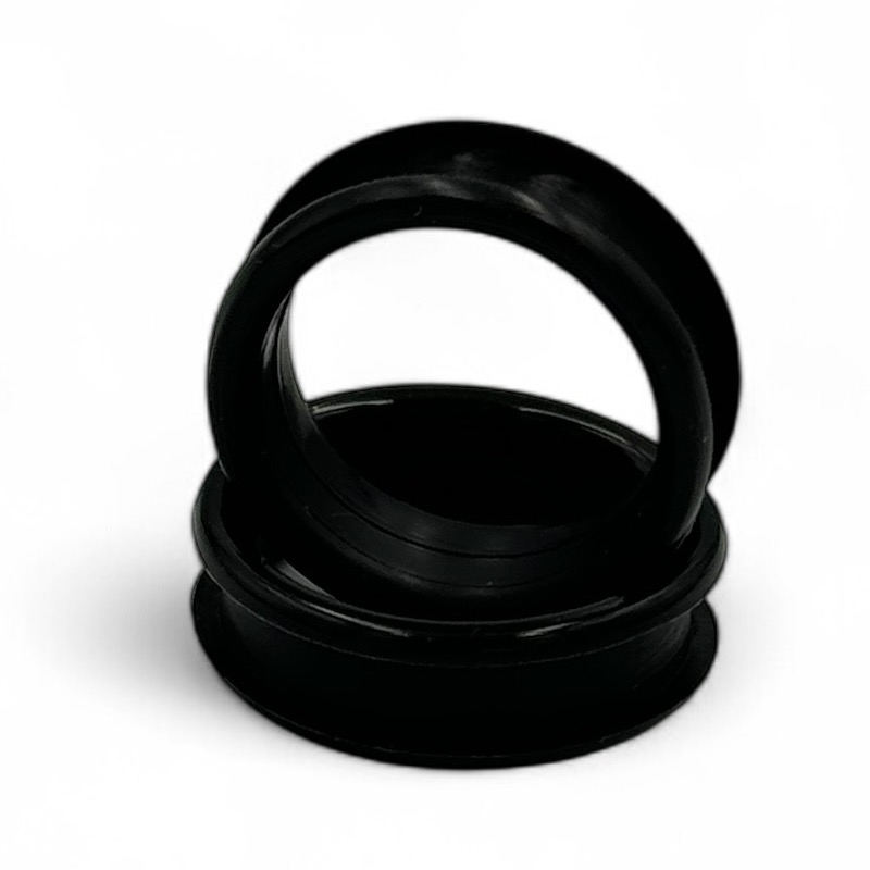 Ringi silikonowe Jargem czarny 18 mm