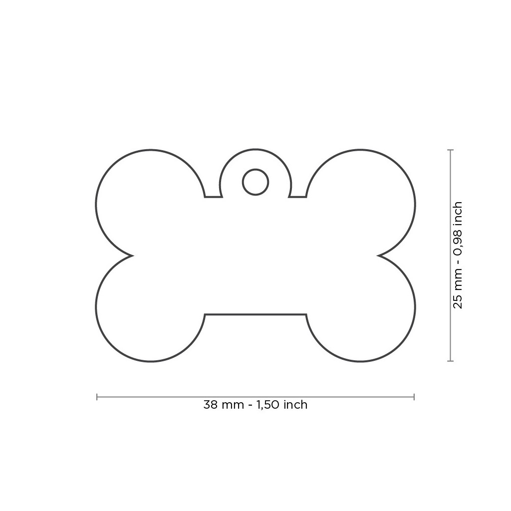 Zawieszka MyFamily Basic Aluminium kostka róż L – zdjęcie 3
