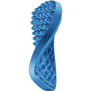 Szczotka dla małych psów Pet+Me Silicone Blue
