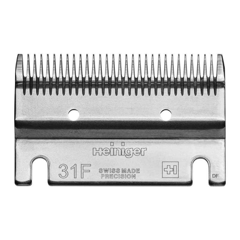 Heiniger 31F/15 – Komplet letnich ostrzy FINE do koni i bydła | 1–2 mm – zdjęcie 2