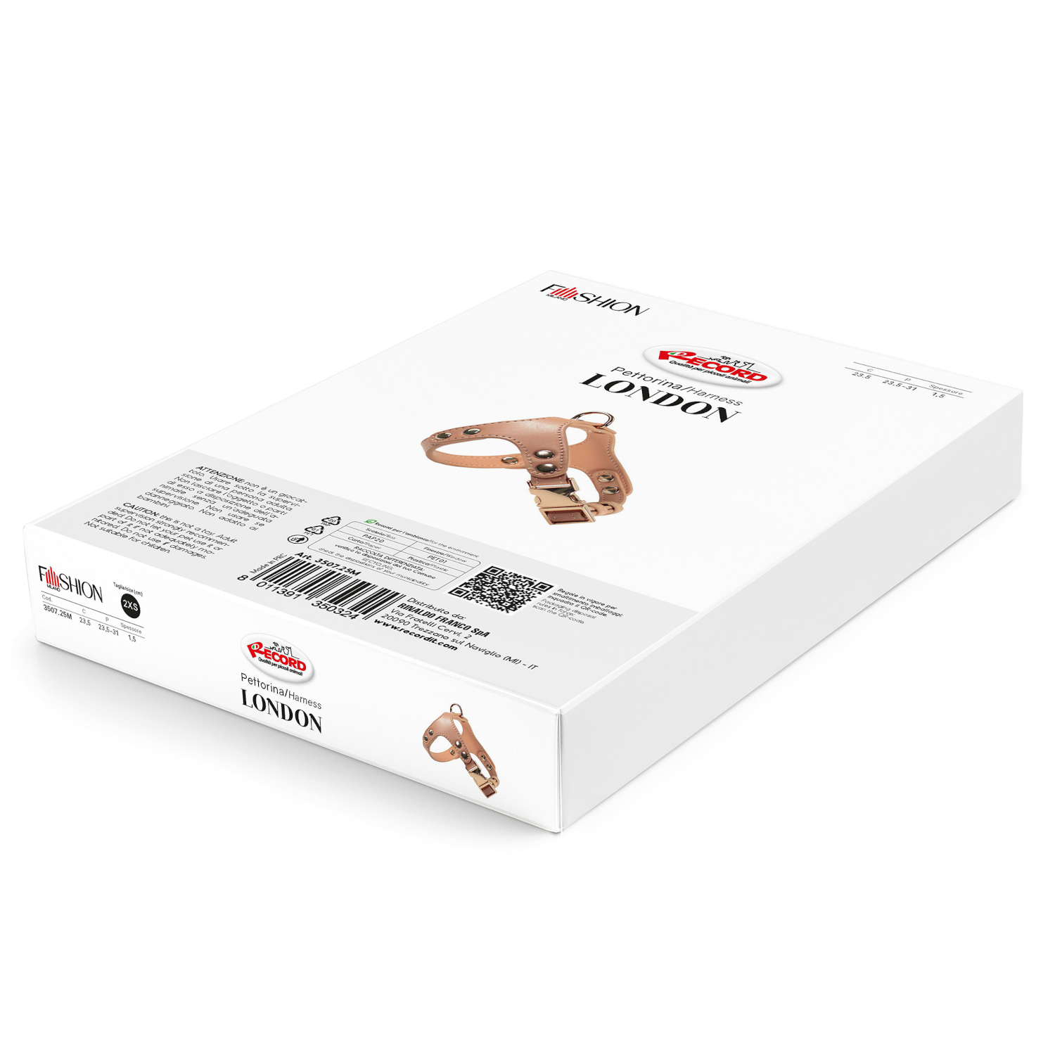 Szelki dla psa XS 23,5-31 cm brązowe – zdjęcie 3