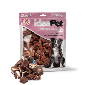 IdeaPet Kostka z jagnięciną i rybą 500g