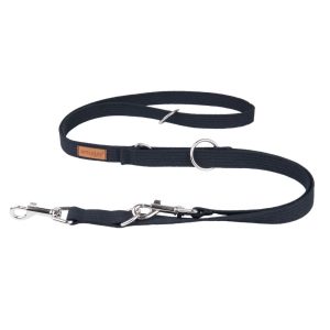 Smycz 6 in 1 Cotton S 100-200 cm czarna