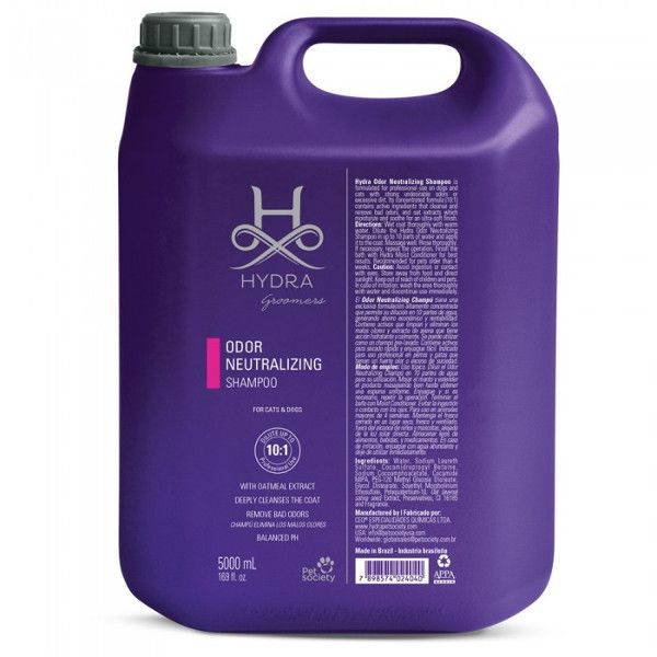 Hydra Odor Neutralizing Shampoo – szampon neutralizujący zapachy dla psa i kota, 1:10, 5 L