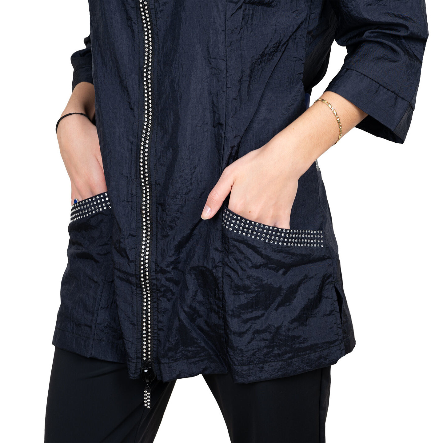Bluza ochronna groomerska Aleria czarna M – zdjęcie 4