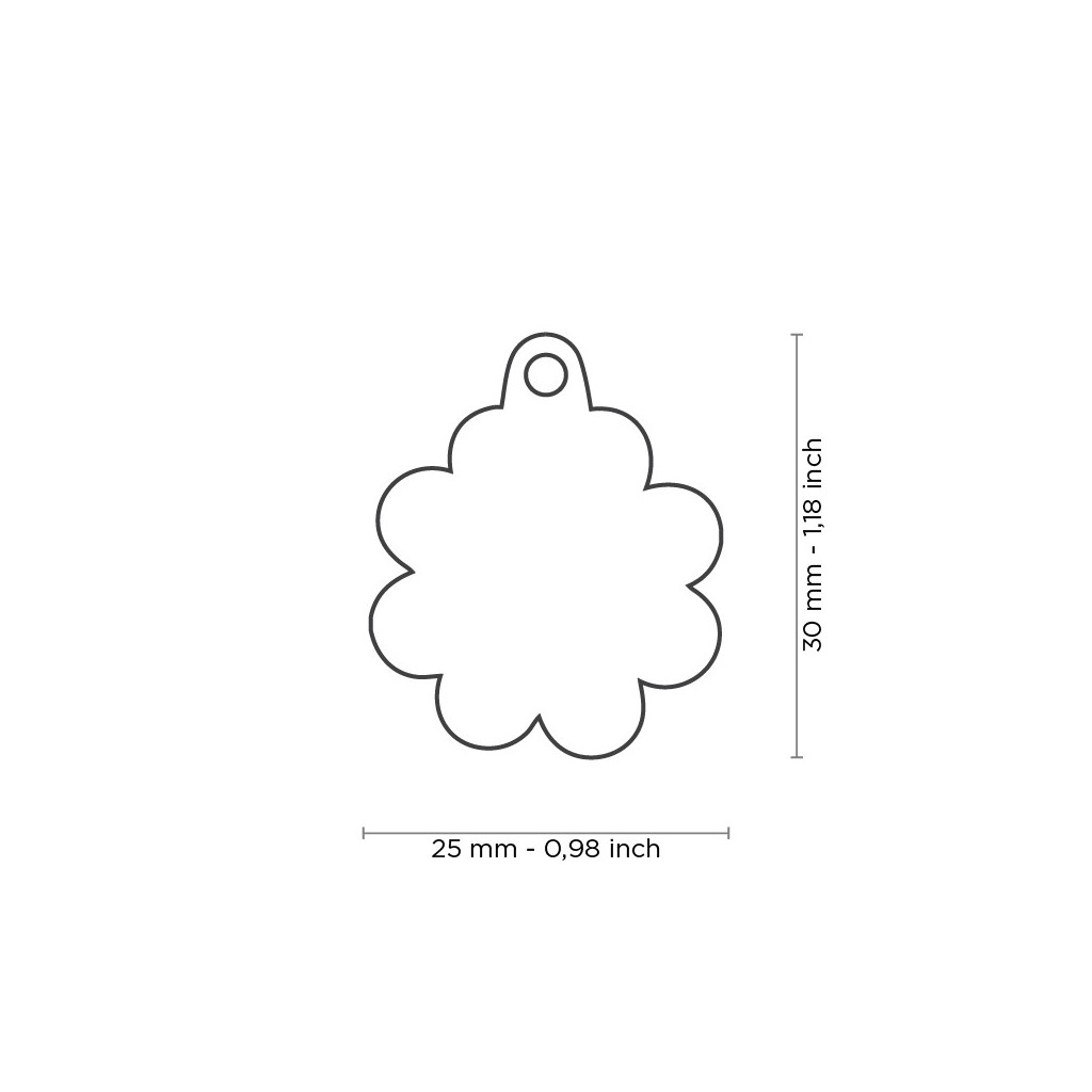 Zawieszka My Family Charms Stokrotka z grawerem – zdjęcie 3
