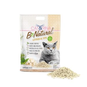 Biodegradowalny żwirek tofu zielona herbata BeNatural 2,45 kg 5,5L