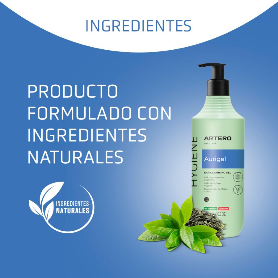 Żel do czyszczenia uszu u psa i kota Artero Aurigel 100 ml – zdjęcie 4