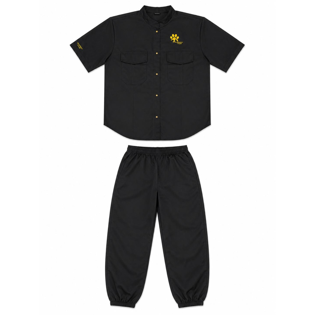 Bluza i spodnie ochronne komplet Oversize Master Black M/L – zdjęcie 2
