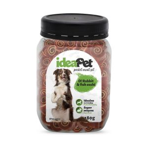 IdeaPet O! Królik z rybą sushi dla psa Rabbit&Fish 180g
