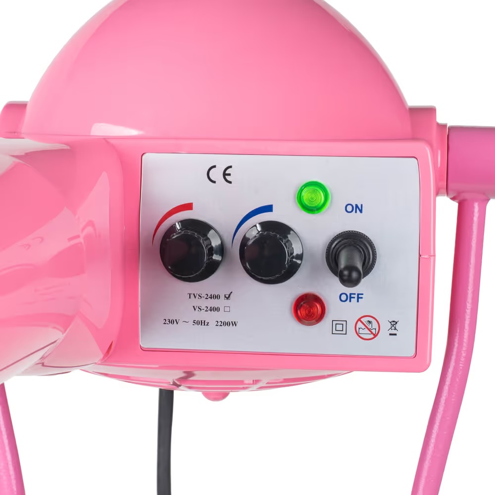 Mocna suszarka na stojaku Pelikan 2400W obrotowa – zdjęcie 2