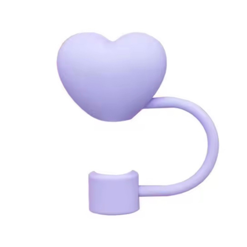 Korek zatyczka do pompki Serce Purple