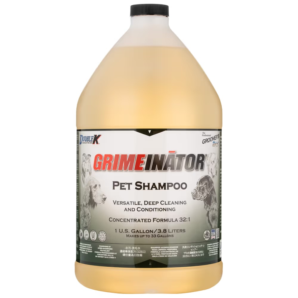 Szampon Double K Grimeinator Shampoo głęboko oczyszczający 3,8L 1:32
