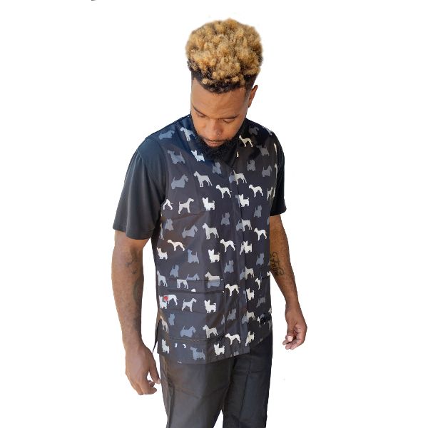 Męska kamizelka Terrier Print L – zdjęcie 3