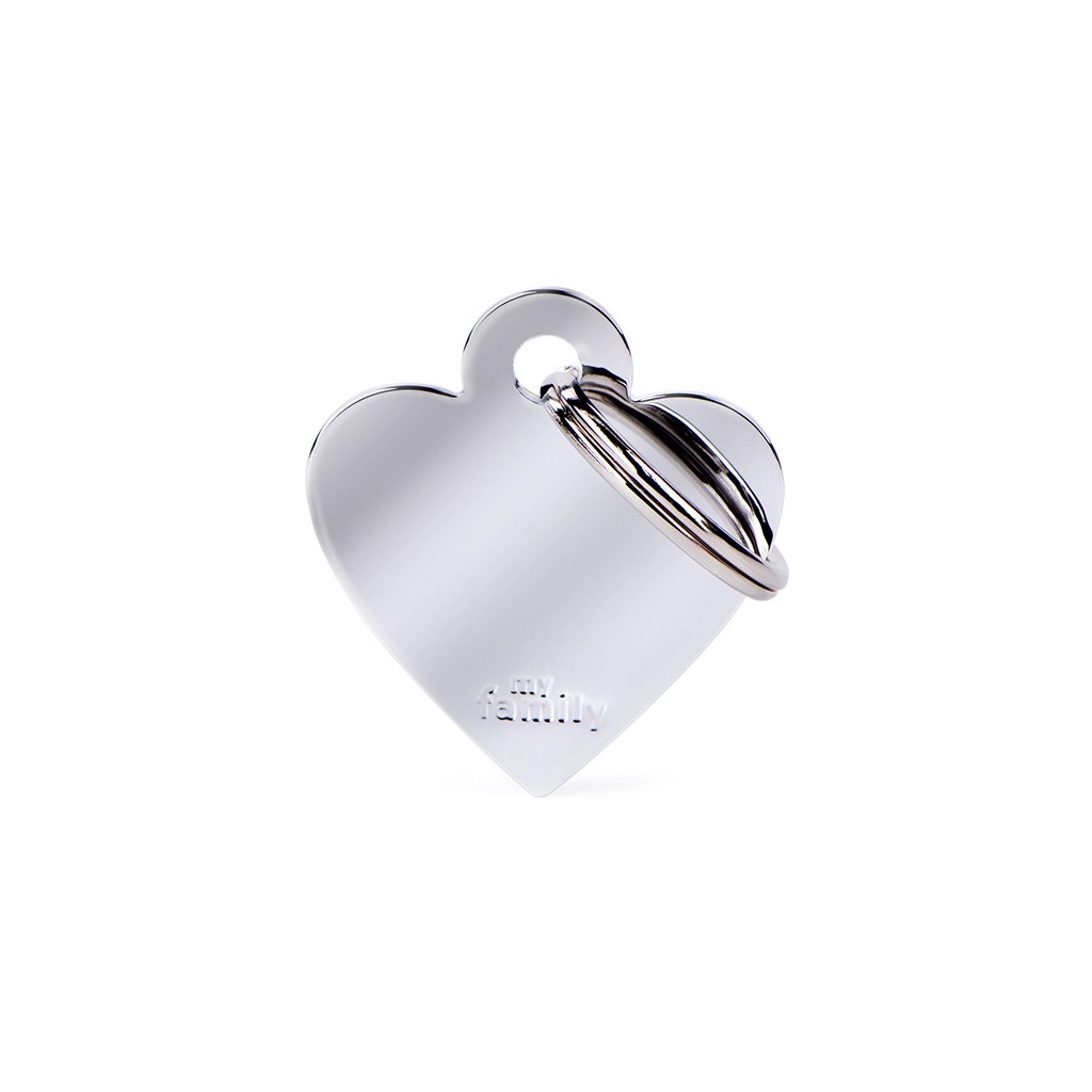 Zawieszka MyFamily Basic Chrome serce M
