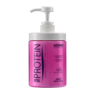 Artero Protein Vital – Nawilżająca odżywka z jedwabiem dla psa i kota, 650 ml