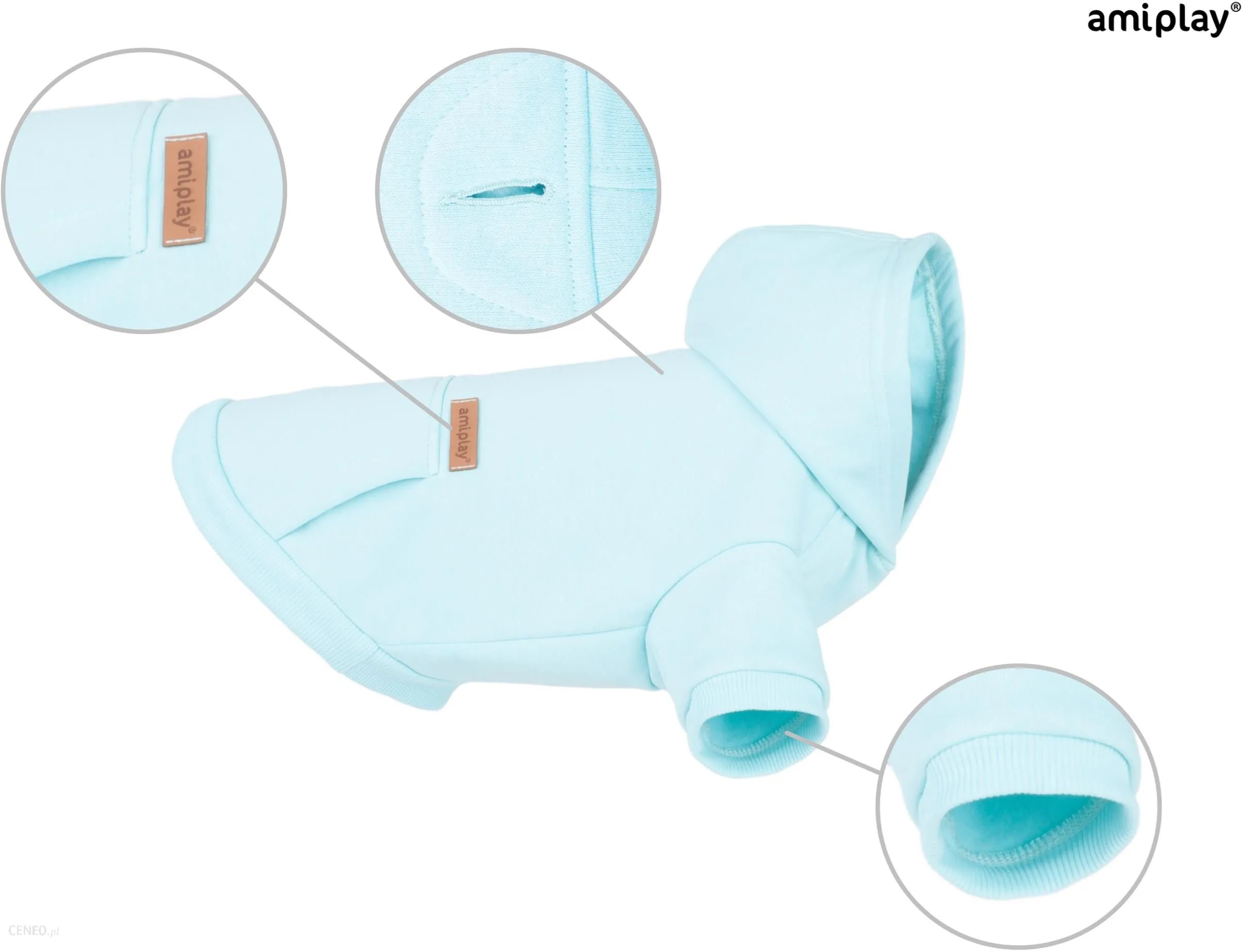 Bluza dla psa z kapturem Texas 40 cm – zdjęcie 2