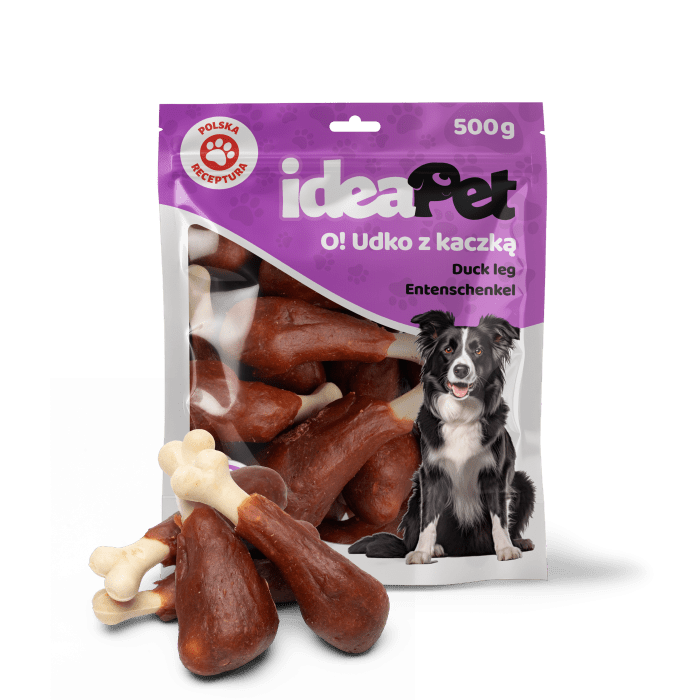 IdeaPet przysmaki dla psa Udko z kaczką 500g