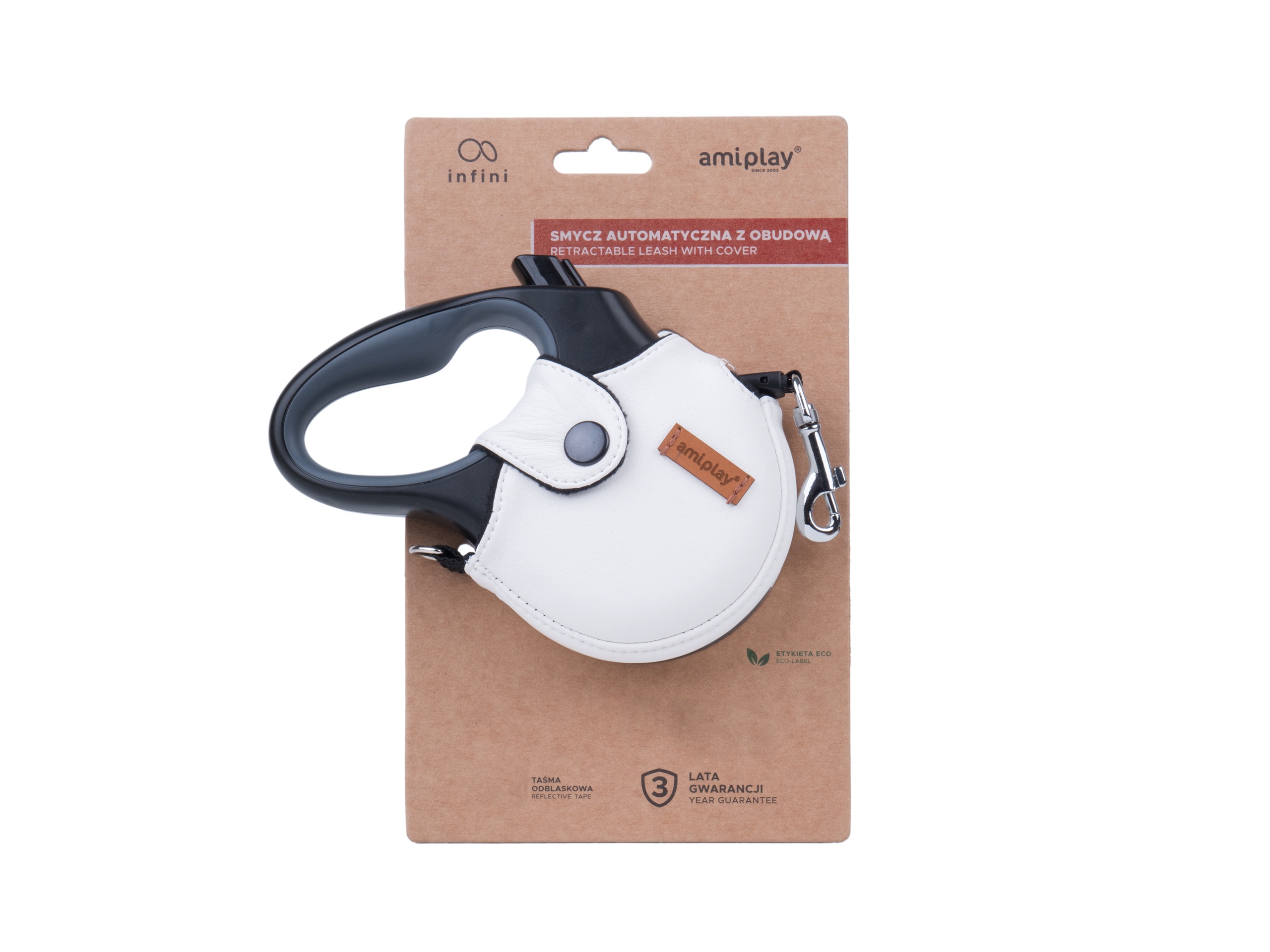 Automatyczna smycz dla psa Amiplay Infini 15 kg M – zdjęcie 3