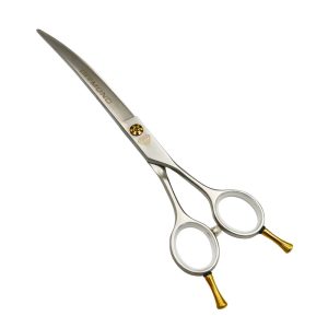 Nożyczki gięte lekkie delikatne Diamond Scissors 7,5" z mikroszlifem