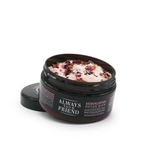 Always Himalayan detox bath 250g Sól himalajska z płatkami róż i lawendą