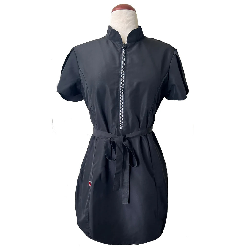 Czarna ochronna tunika bluza groomerska XL – zdjęcie 4