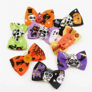 Kokardki na Halloween mix 4 szt.