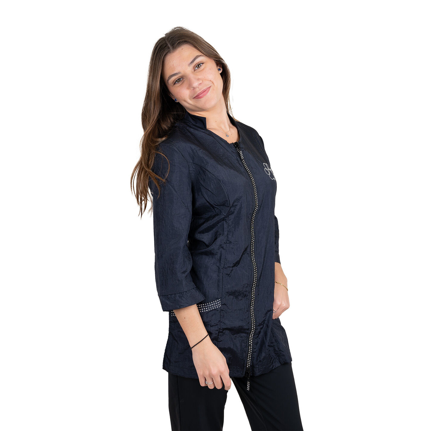 Bluza ochronna groomerska Aleria czarna S – zdjęcie 2