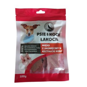 Canis Lupuss Mięso z jagnięciny w kształcie kości 100g