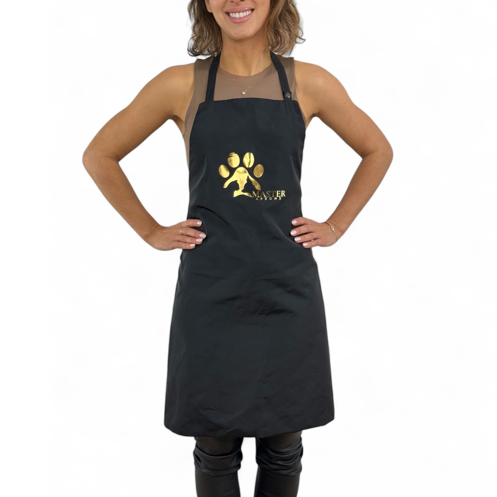 Fartuszek groomerski czarny MasterAprons – zdjęcie 4