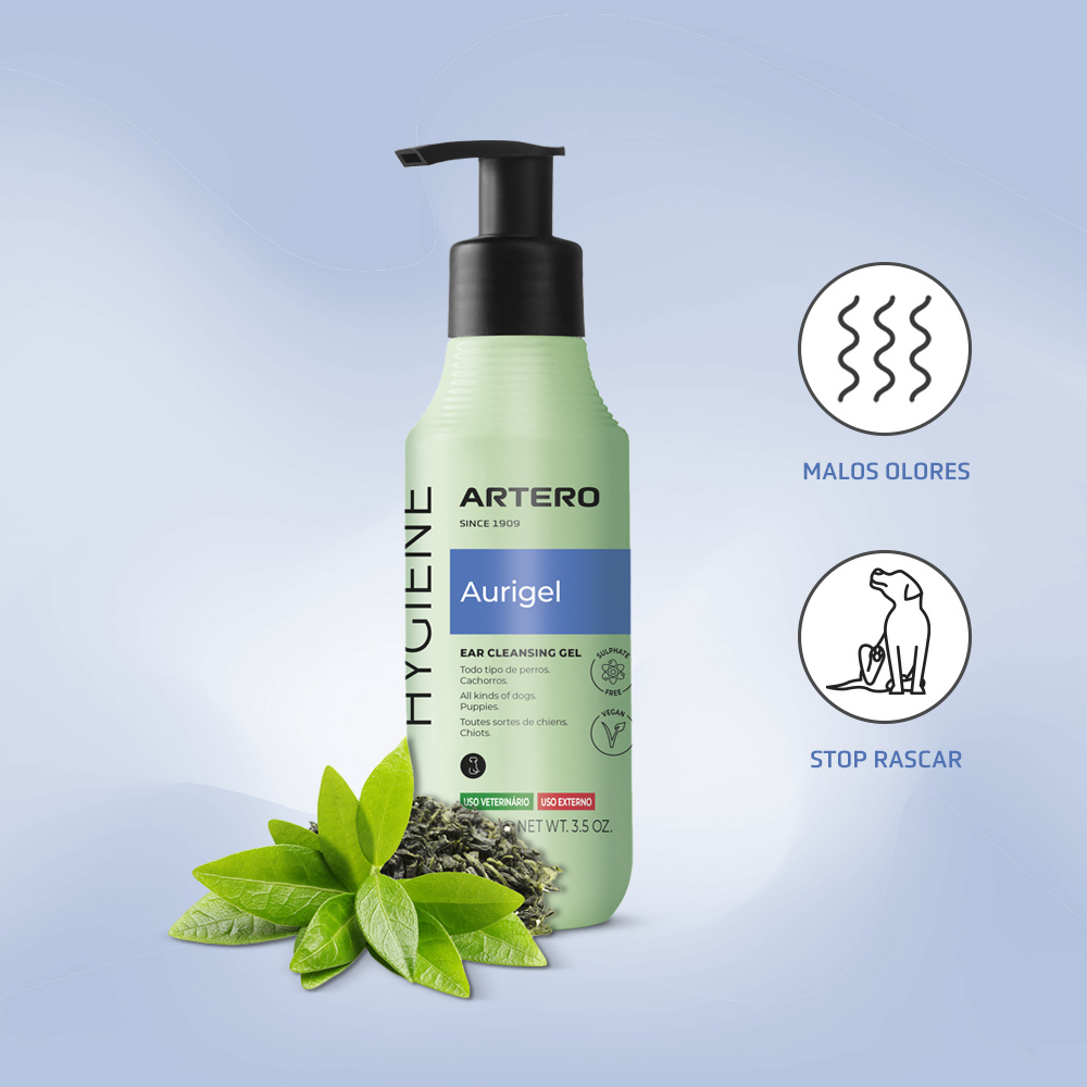Żel do czyszczenia uszu u psa i kota Artero Aurigel 100 ml – zdjęcie 2