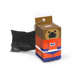 Kartonowe etui na woreczki na kupy Super pies
