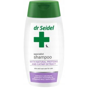 Szampon dla kotów proteinowy dr Seidel 220 ml z kocimiętką