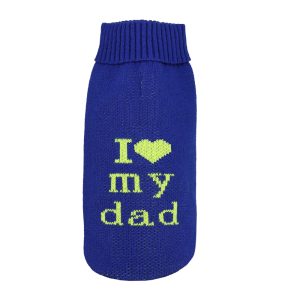 Sweterek I Love my Dad granat 3XS 20 cm