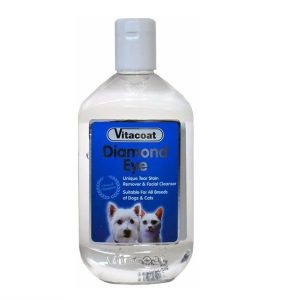 Vitacoat Diamond Eye – Płyn na zacieki pod oczami dla psa i kota | Tear Stain Remover