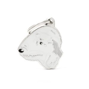 Adresówka dla psa zawieszka My Family Bedlington Terrier Wyślij zdjęcia