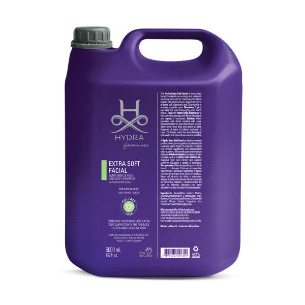 Hydra Groomers szampon Extra Soft Facial 5 L